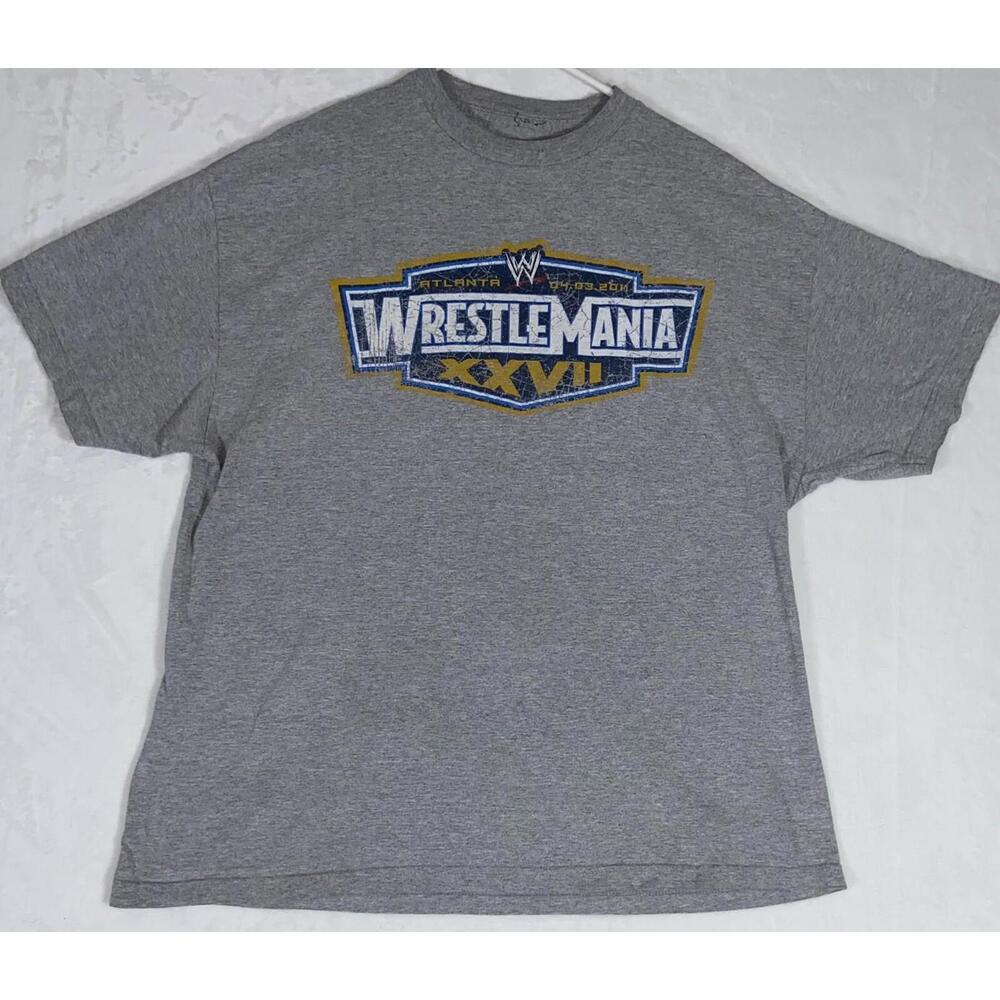 WWE T-Shirt WRESTLEMANIA XXVII Atlanta Georgia 2011 2XL